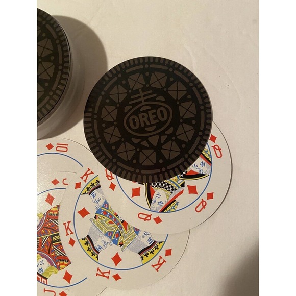 OREO Playing Cards That Look Like Oreo Cookie Shaped Cards - Picture 10 of 11